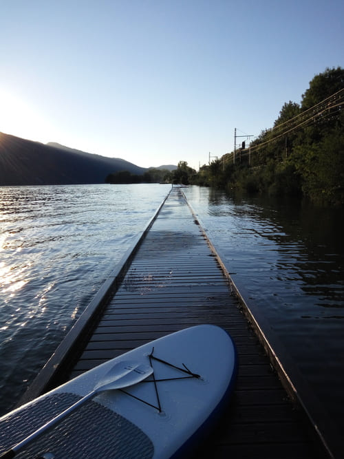 Stand up paddle lac du bourget