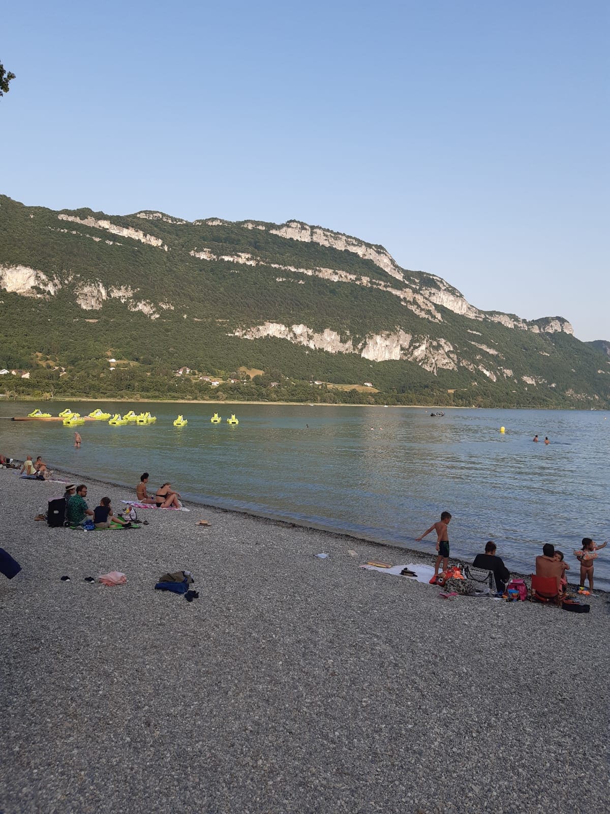 Plage de Châtillon à Chindrieux