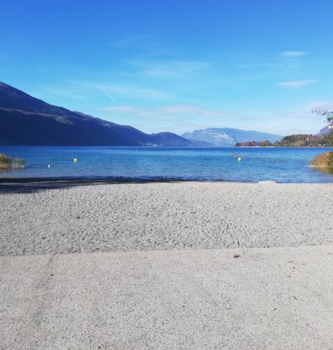 Plage de Mémard aix les bains