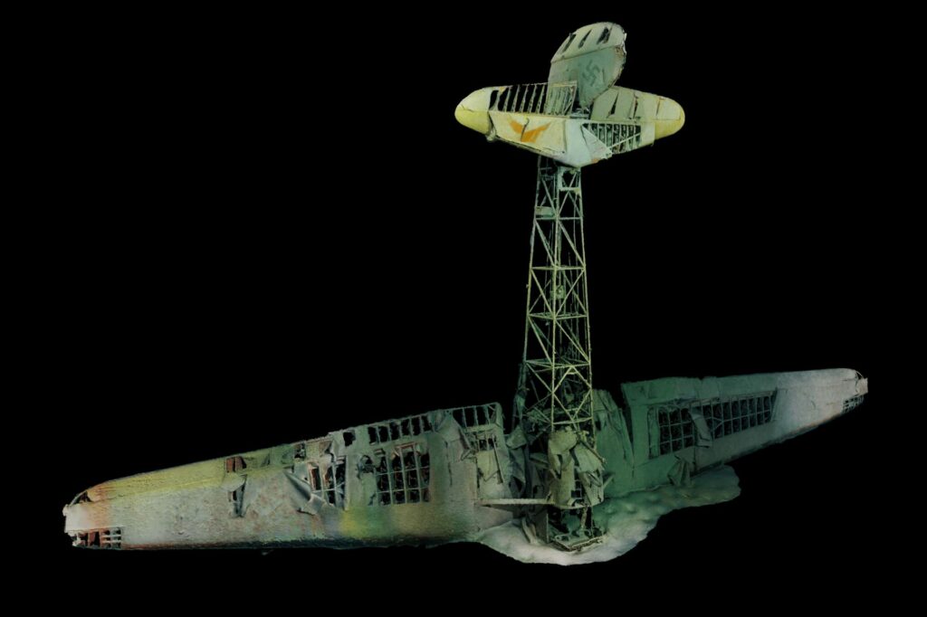 avion nazi allemand lac du bourget focke-wulf 58 (1)