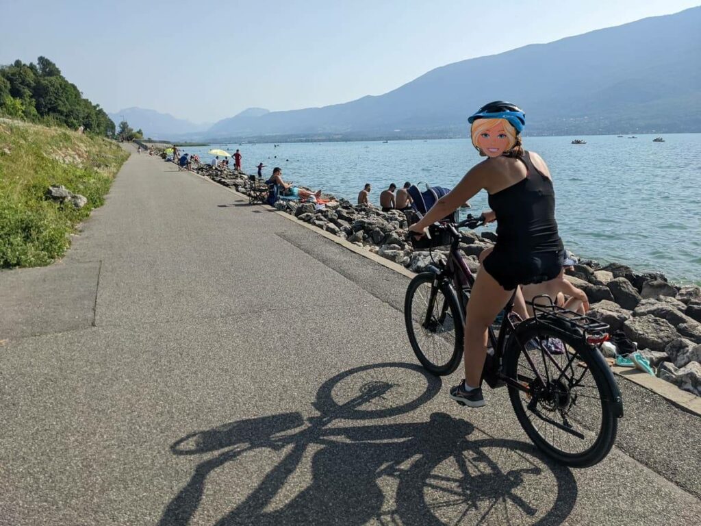 comment faire tour du lac du bourget velo électrique