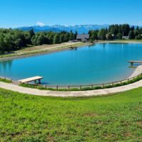 lac plan d'eau de la Feclaz savoie grand revard