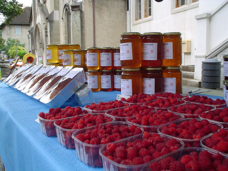 Marché du Bourget-du-Lac