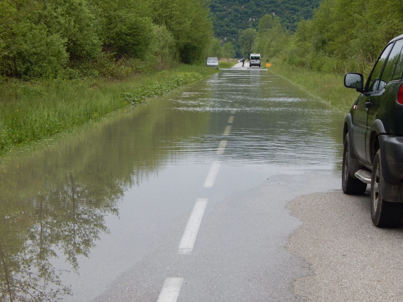 Crues Inondations lac du Bourget 2015 Chindrieux