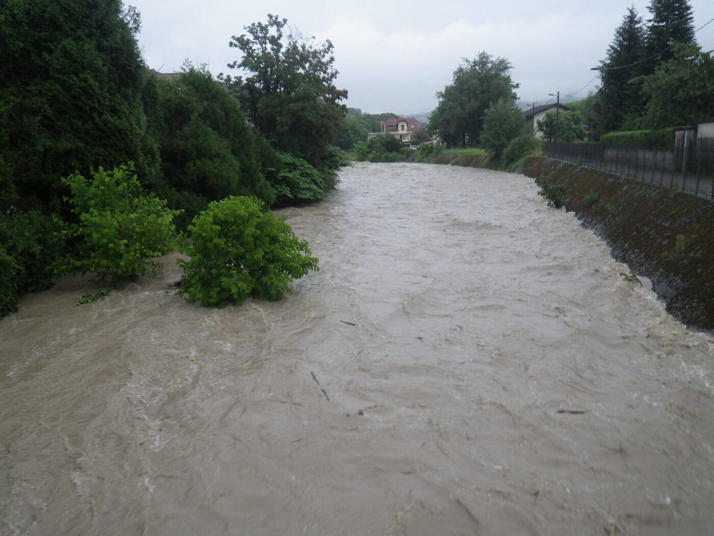 Crues Inondations lac du Bourget 2016 Sierroz Aix les Bains