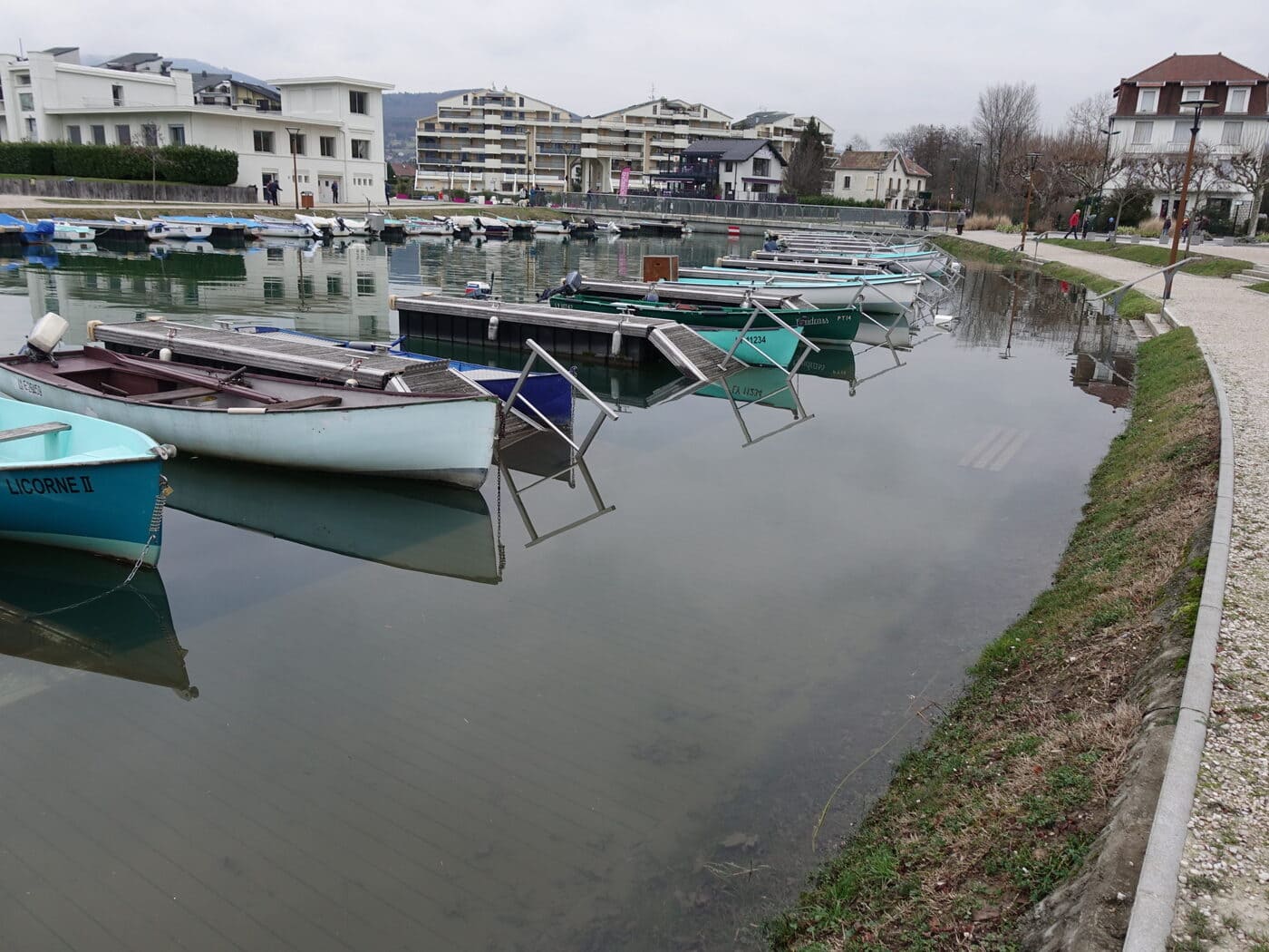 Crues lac du Bourget 2018 Grand Port Aix les Bains