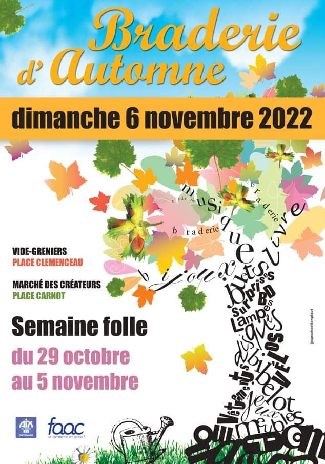 braderie d'automne d'aix les bains