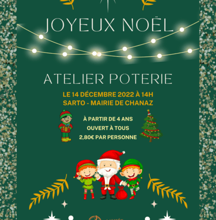 atelier poterie noel chanaz