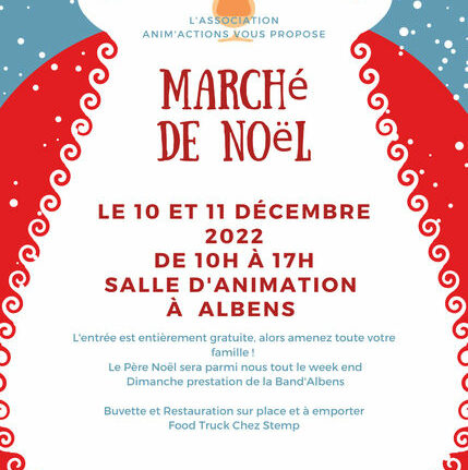 marche de noel albens