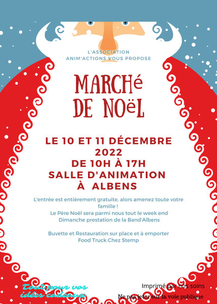 marche de noel albens