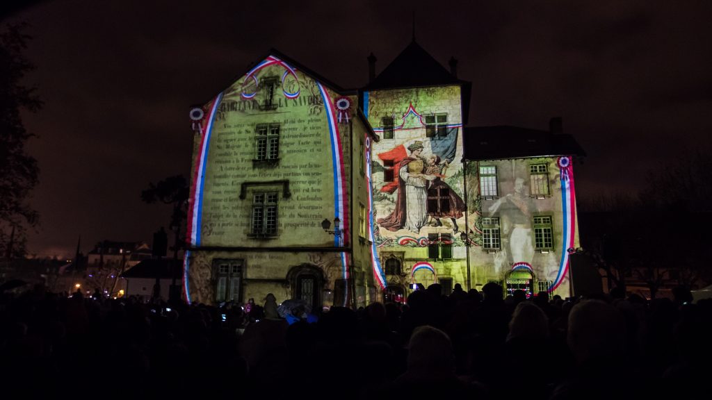 mapping video aix les bains noel