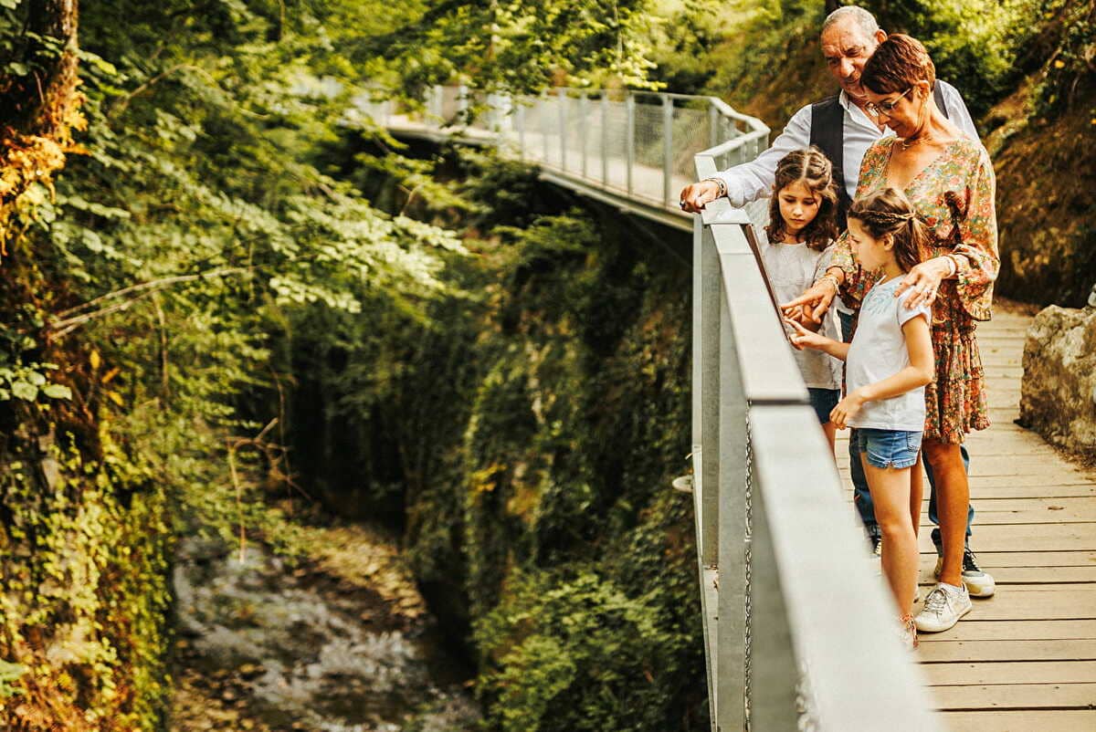 Gorges du Sierroz aix les bains savoie