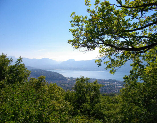 panorama foret corsuet aix les bains