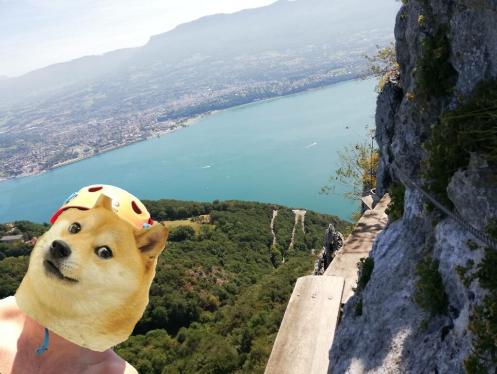 via ferrata lac du bourget cornillon chat