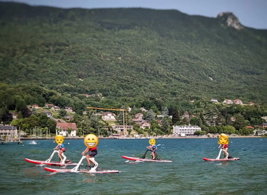 Paddle bike Lac du Bourget