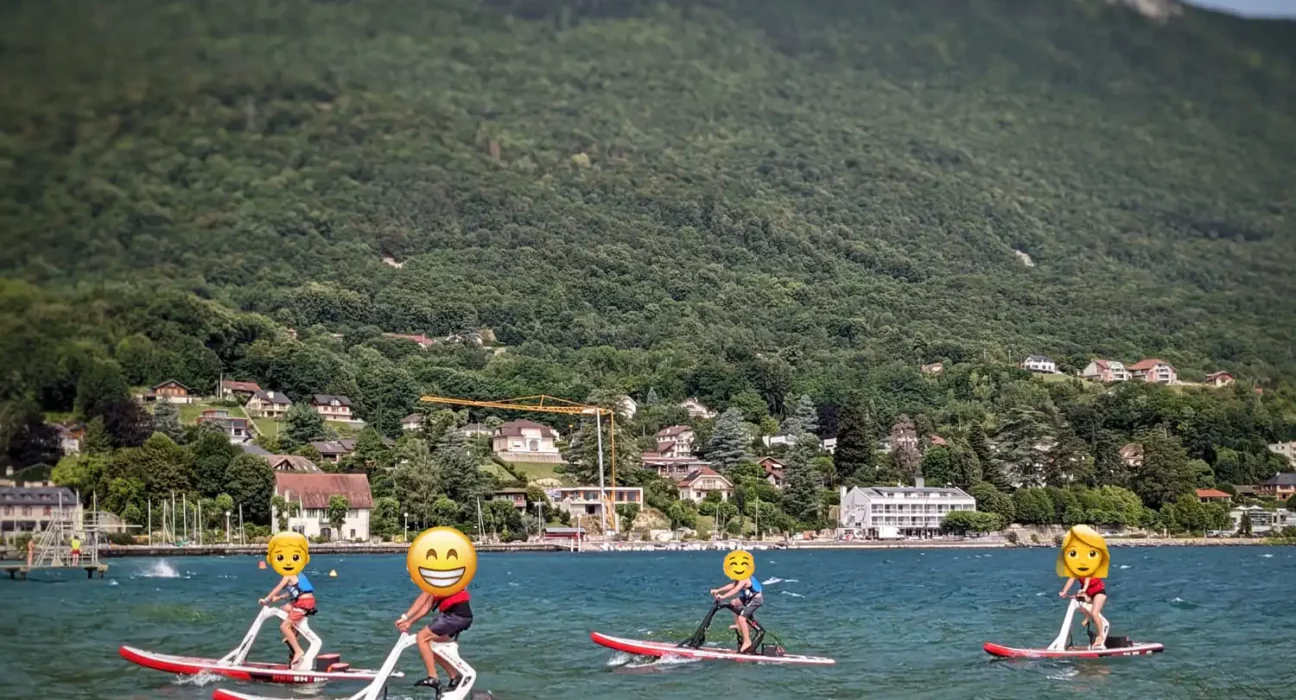 Paddle bike Lac du Bourget