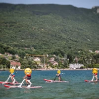 Paddle bike Lac du Bourget