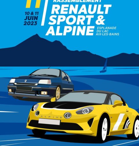 Rassemblement Renault Sport et Alpine à Aix-les-Bains