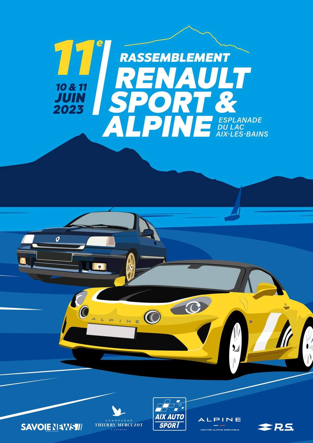 Rassemblement Renault Sport et Alpine à Aix-les-Bains