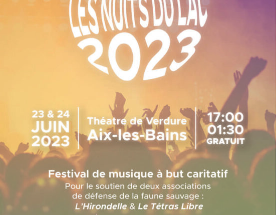 festival les nuits du lac 2023 aix les bains