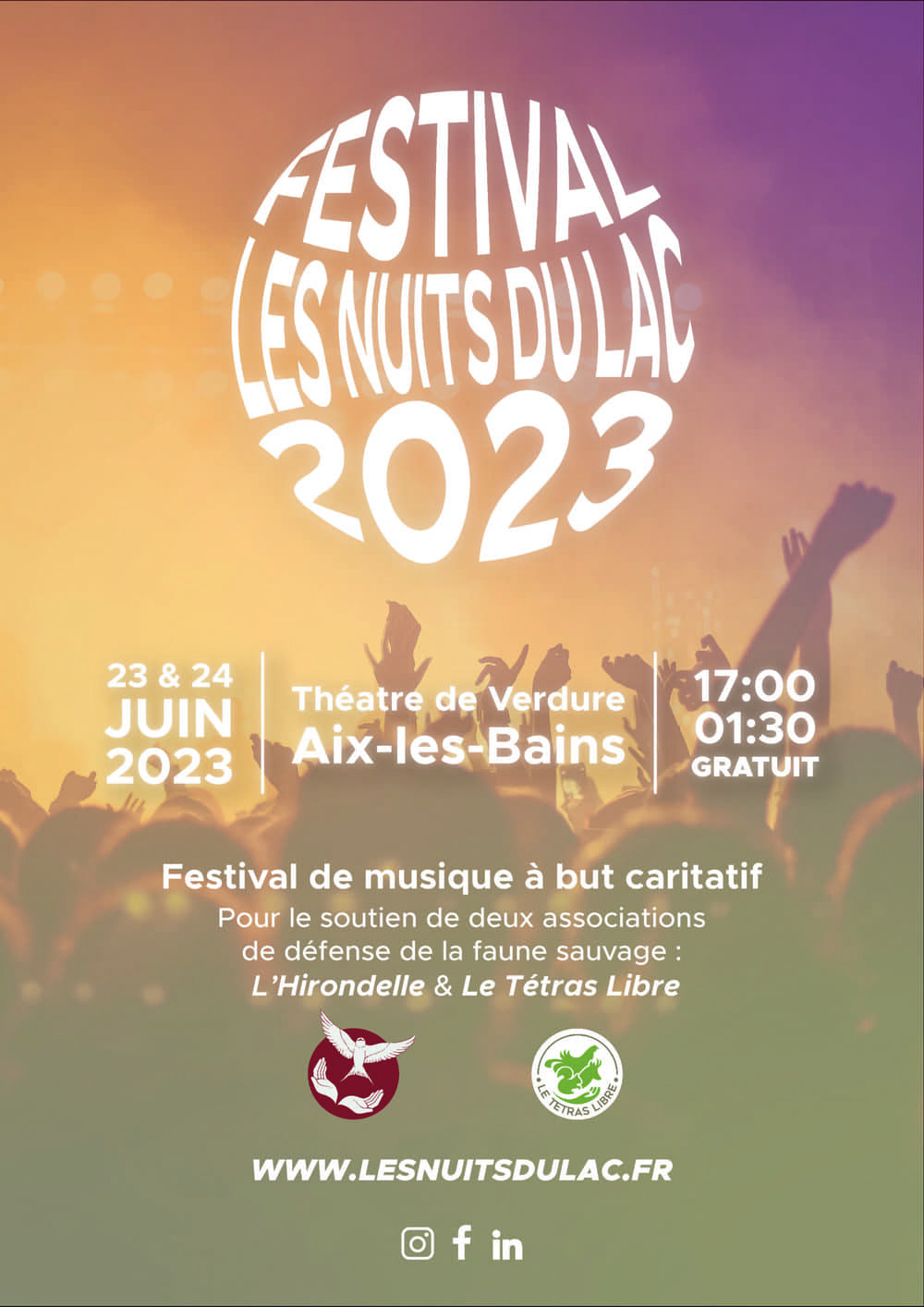 festival les nuits du lac 2023 aix les bains