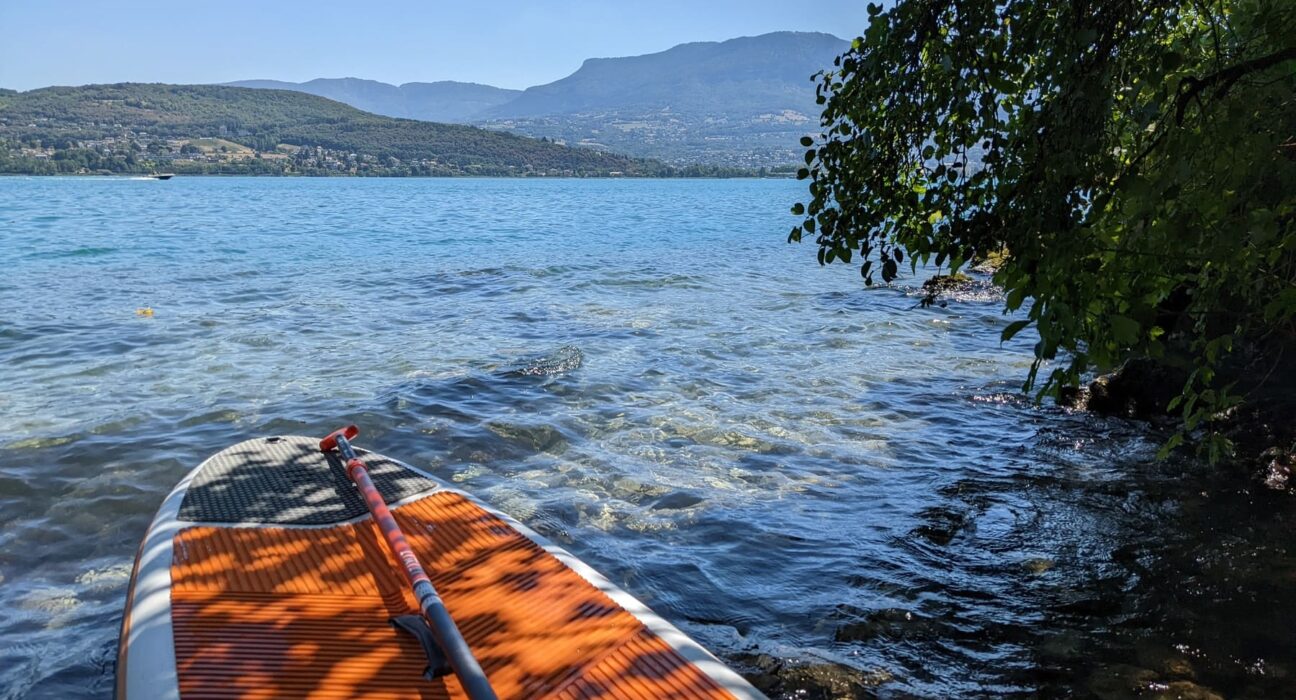 traverser lac bourget paddle