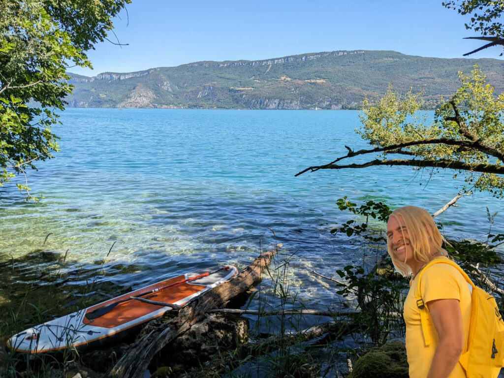 traverser lac du bourget paddle