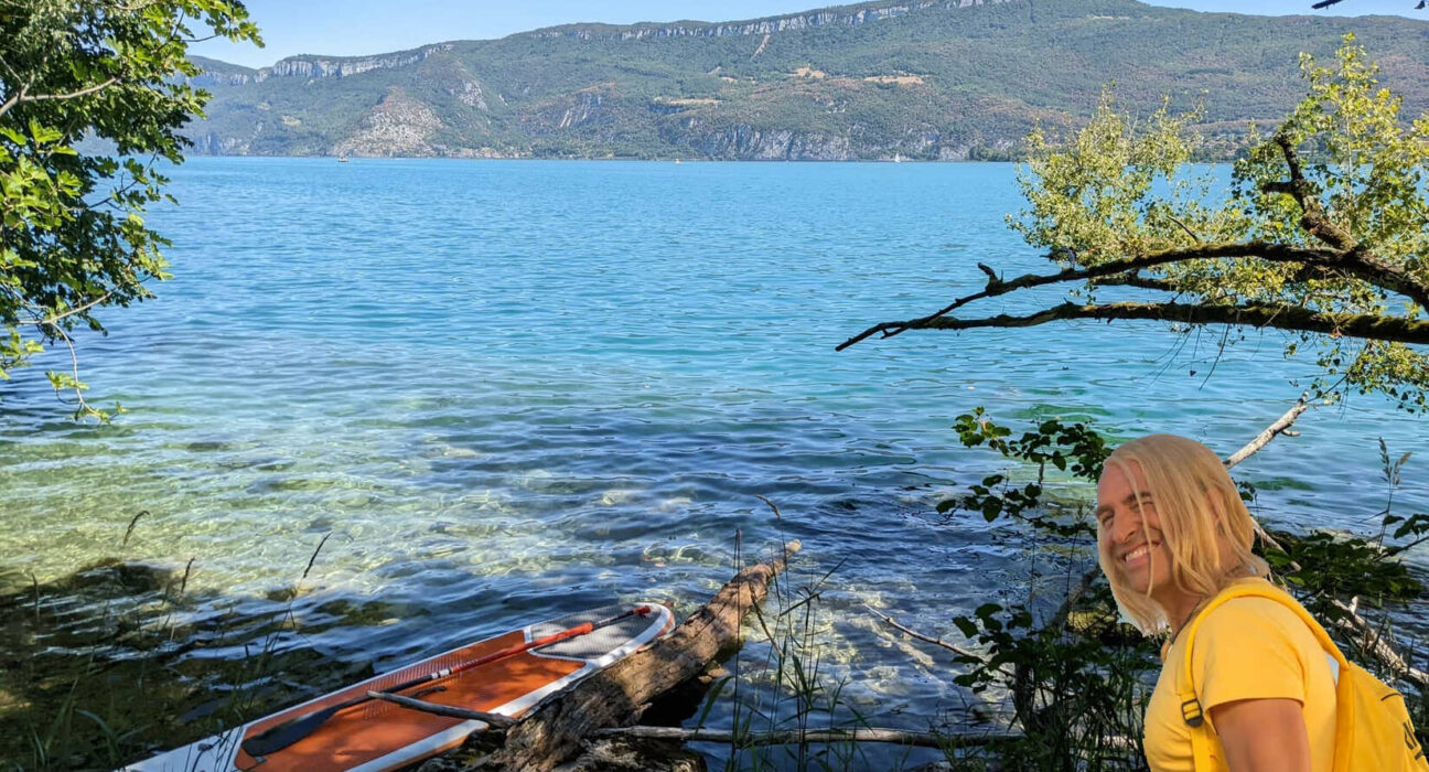 traverser lac du bourget paddle