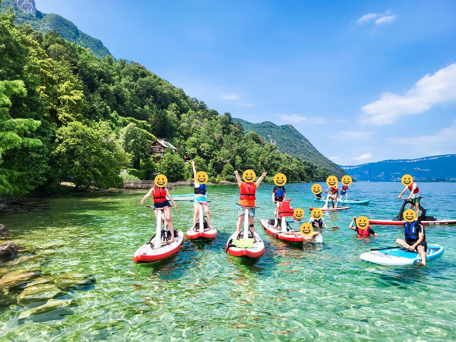 paddle bike lac du bourget aix les bains