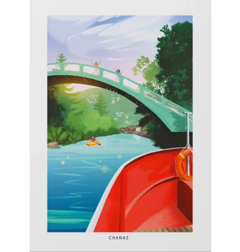 Poster Chanaz Lac du Bourget