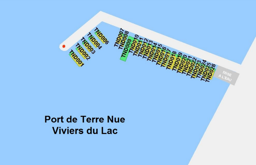 Plan port terre nue