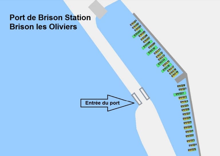 Port de Brison Station Brison les Oliviers