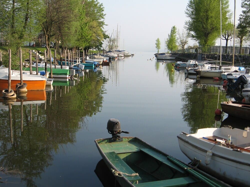 Port du bras mort lac du bourget