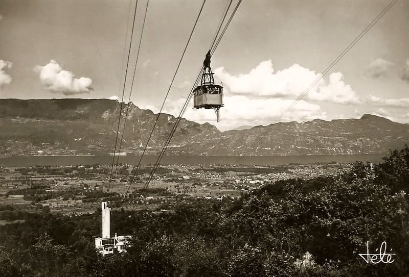 histoire télépherique du Mont Revard