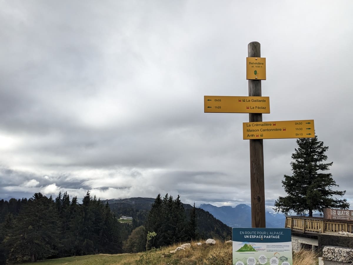 topo rando les balcons lac du Bourget