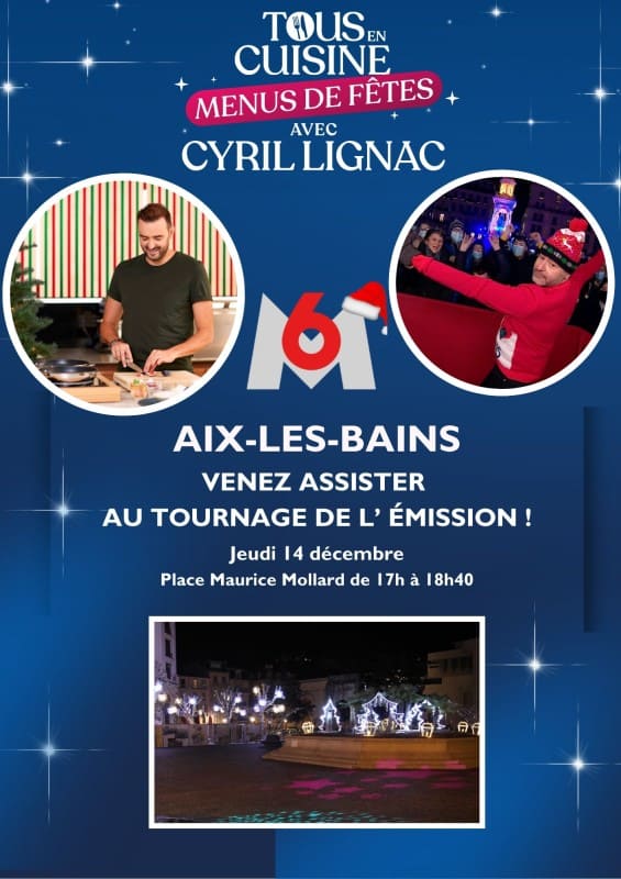 cyril Lignac aix les bains tous en cuisine