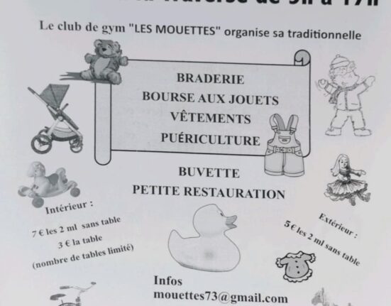 Braderie Bourse aux jouets Vêtements Puériculture bourget du lac