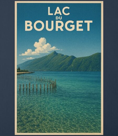 Coussin lac du bourget