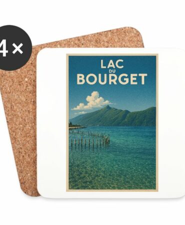 dessous de verre Lac du Bourget