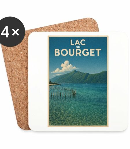 dessous de verre Lac du Bourget