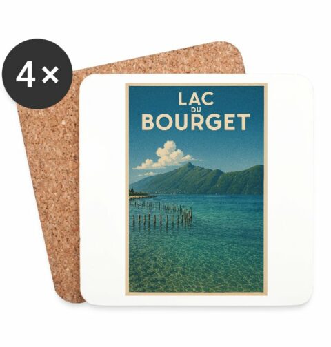dessous de verre Lac du Bourget