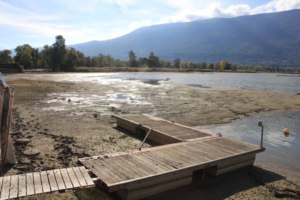 Baisse niveau lac du bourget 03