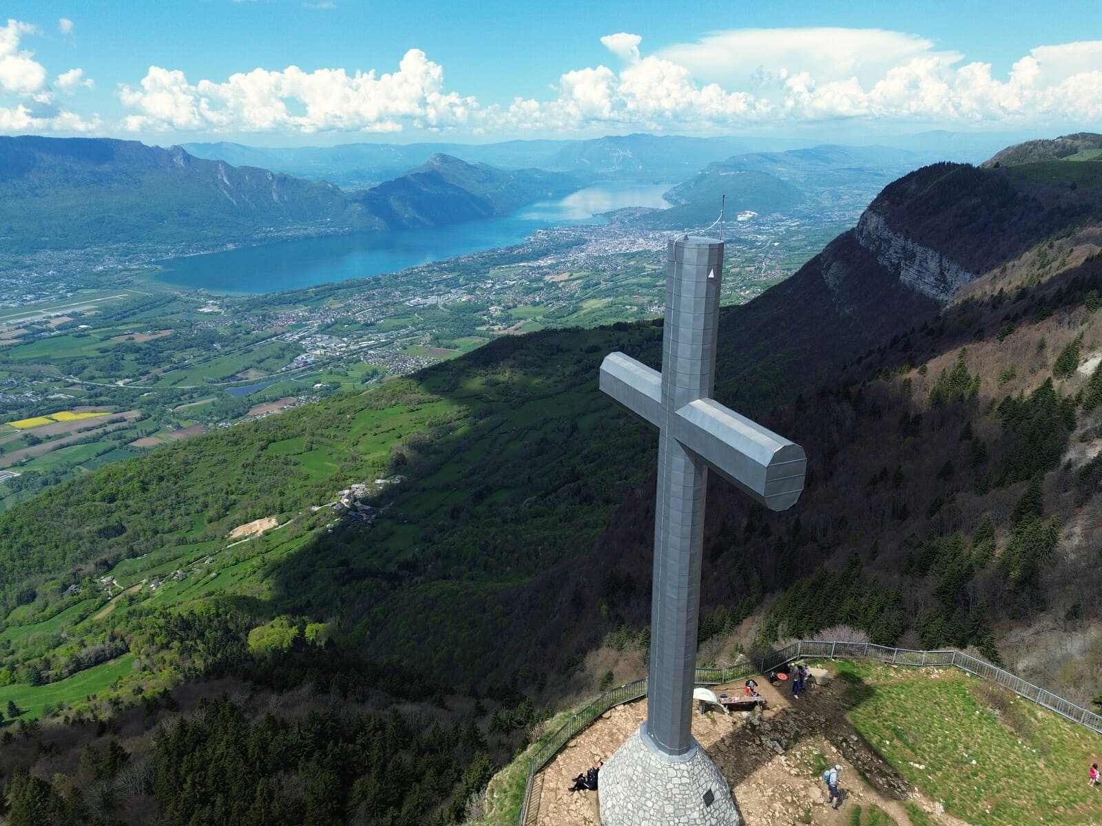 Croix du Nivolet et lac du Bourget