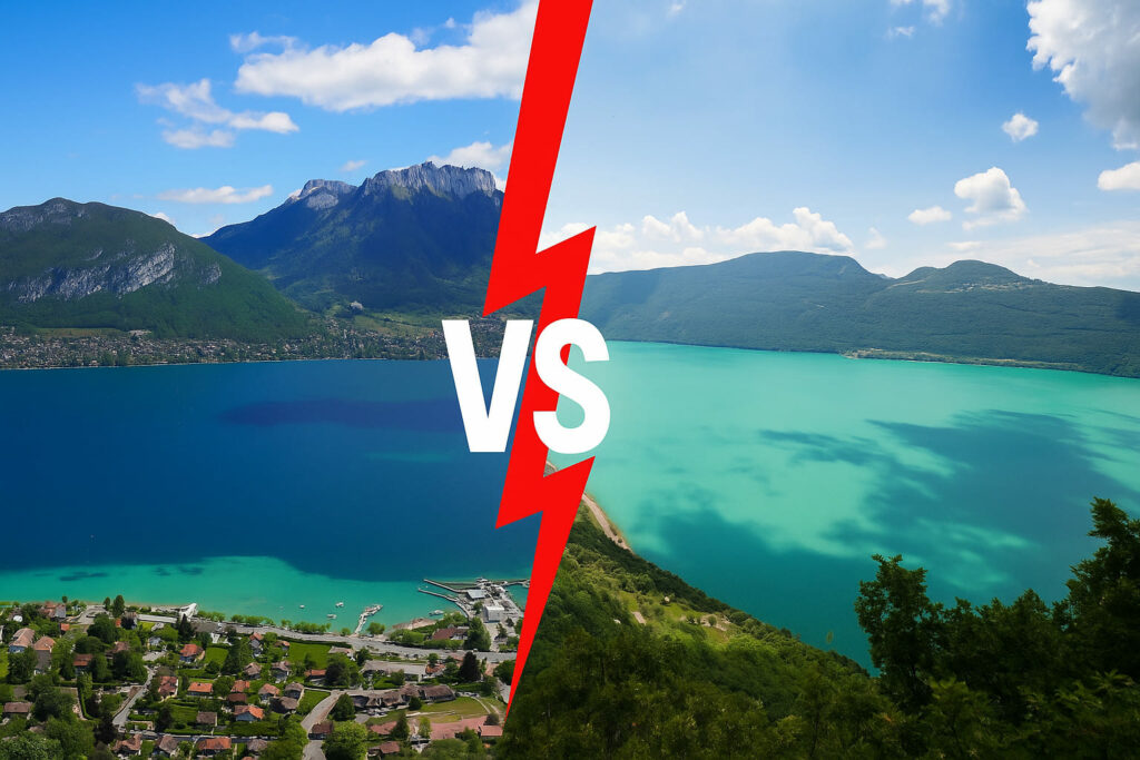 Lac annecy ou lac du Bourget lequel choisir