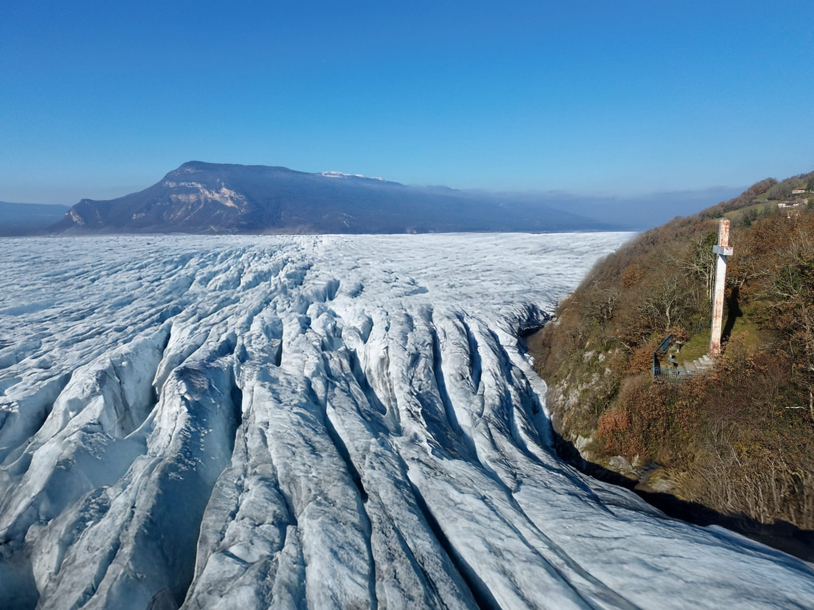 SIMULATION Glacier - Croix de Beauvoir à Chindrieux lac du Bourget