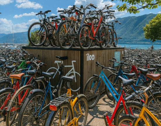 Vélos consignes casiers Aix les Bains