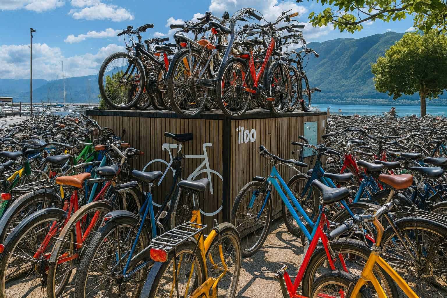 Vélos consignes casiers Aix les Bains