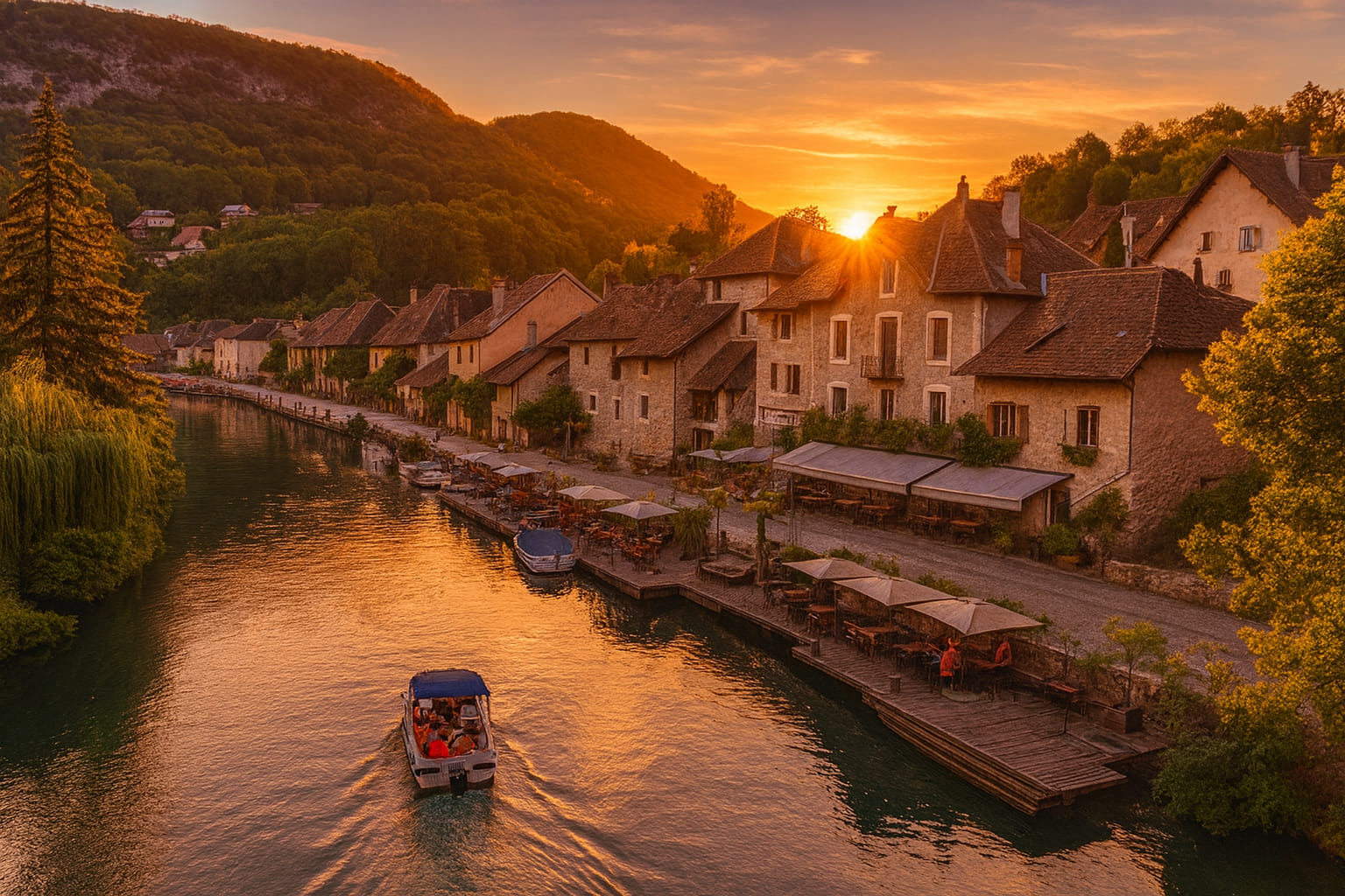 Village de Chanaz venise des Alpes