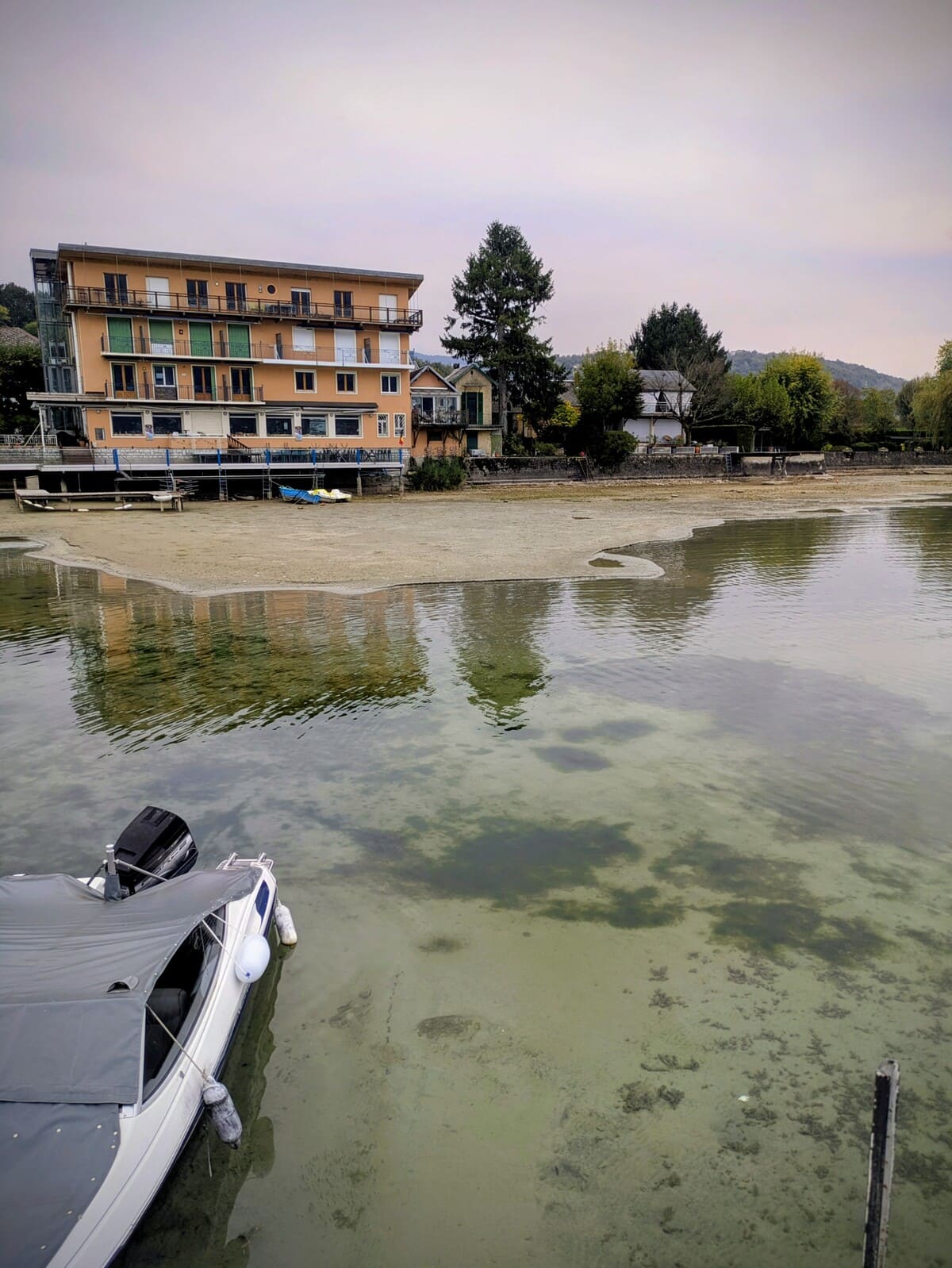 Baisse niveau lac du bourget