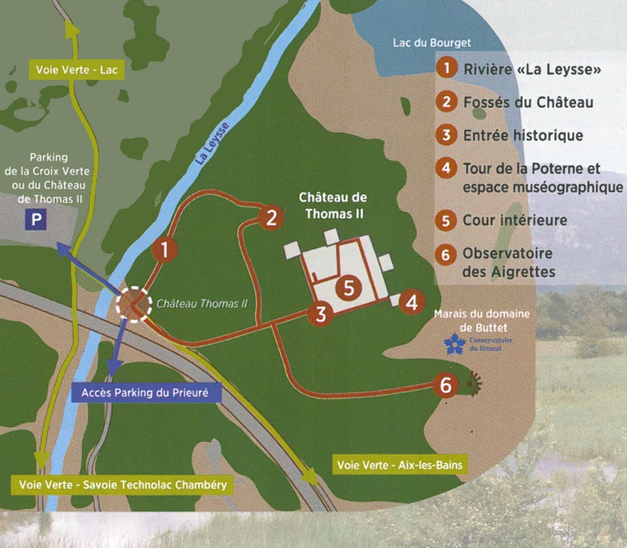 Promenade-chateau thomas 2-Bourget-du-Lac